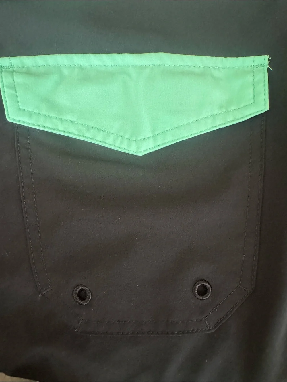 Hurley Phantom Men's Size 36 Black and Teal Swim Boardshorts w/Back Pocket EUC